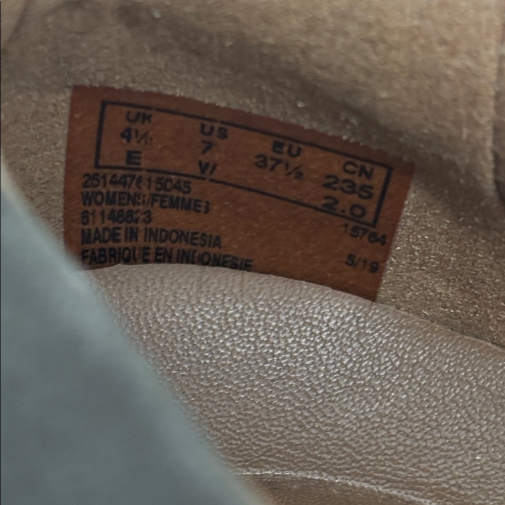 Clarks Unstructured Un Loop 2 Walk Womens Casual Slip-on Ortho Taupe Nubuck Sz 7 - Picture 10 of 11